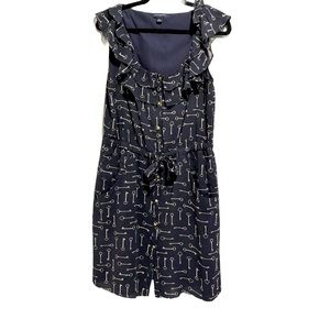 Banana Republic Chiffon-ish Buttonup Dress